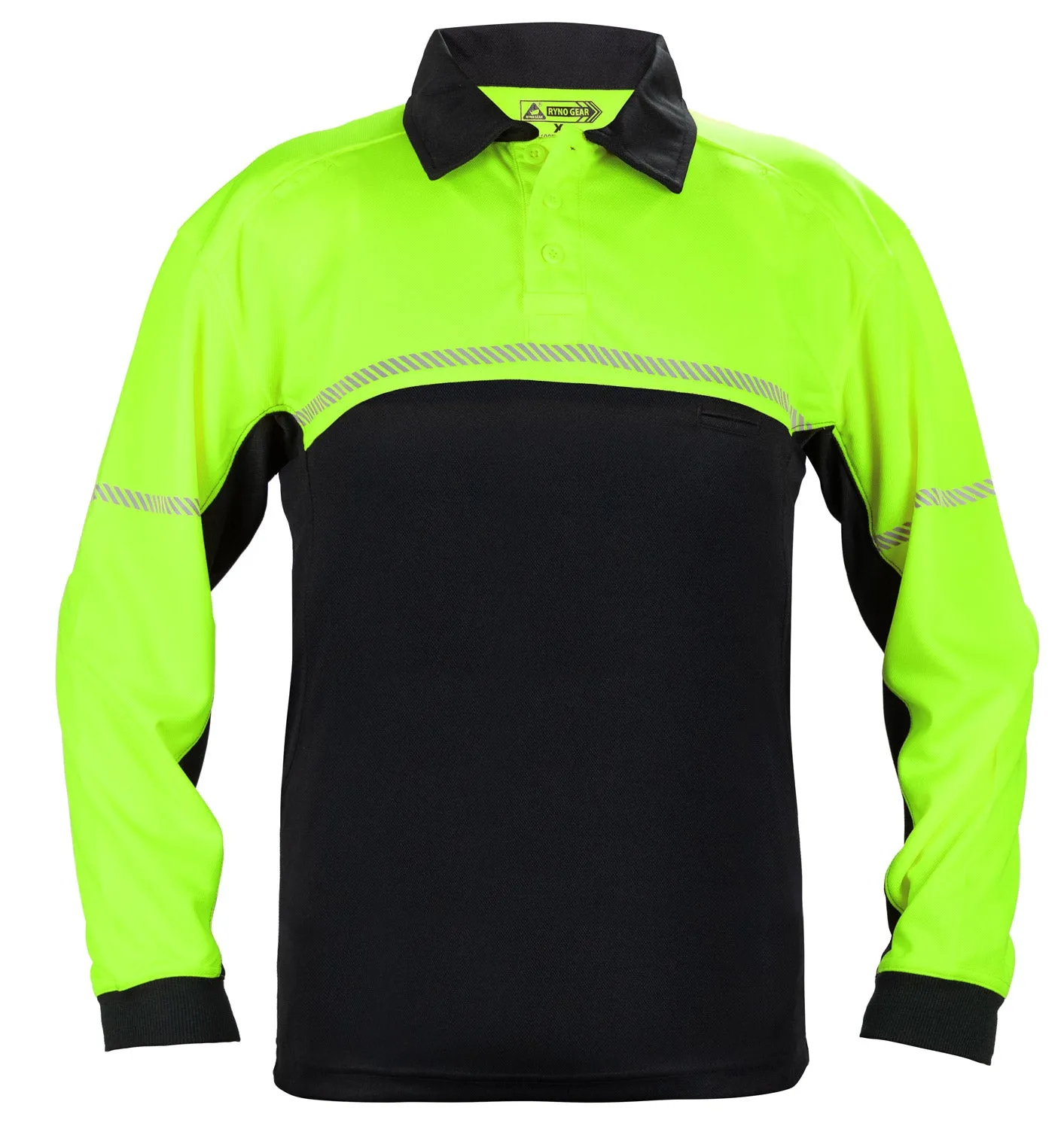 100% Polyester Jersey Knit Long Sleeve Bike Patrol Polo Shirts