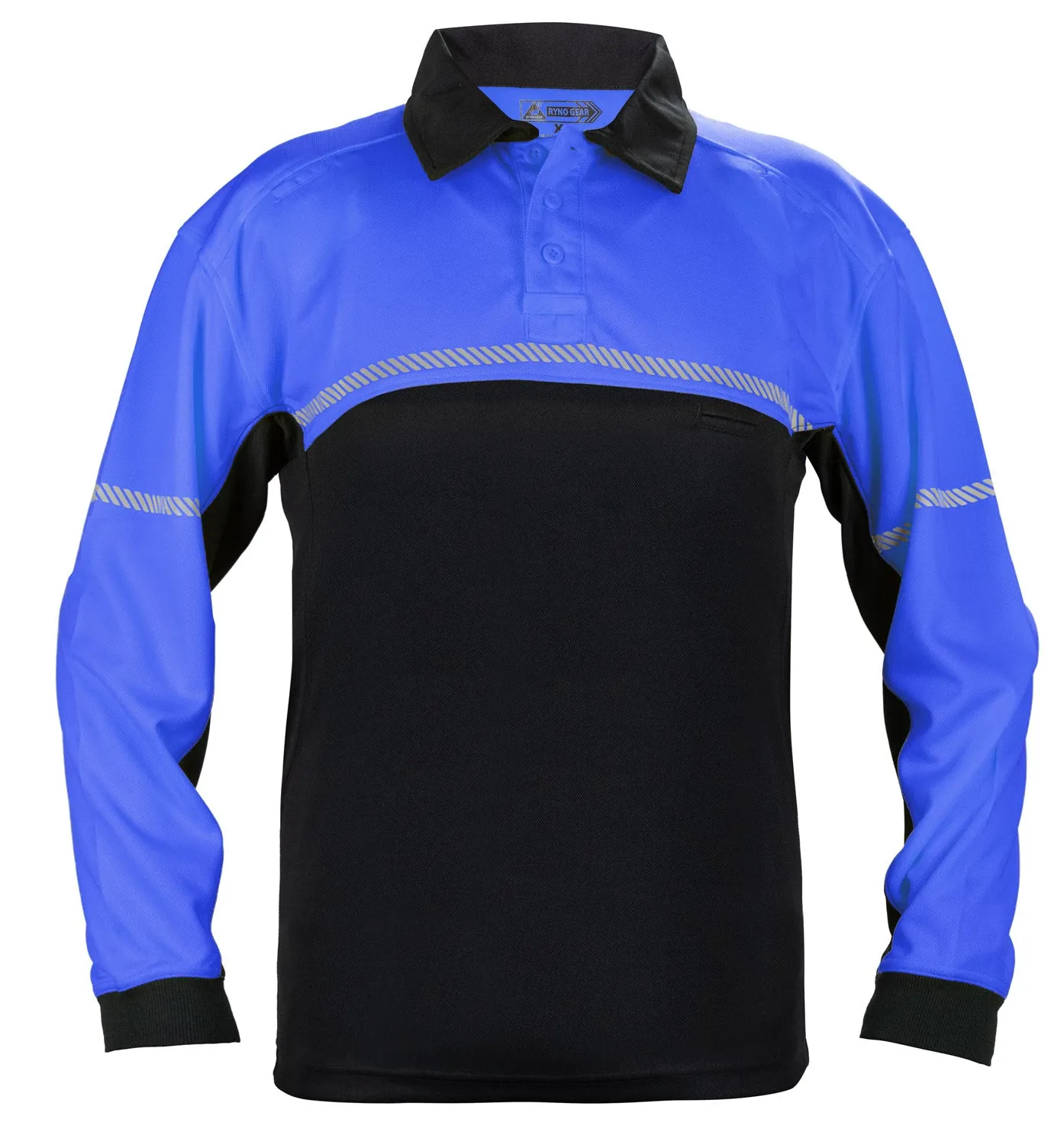 100% Polyester Jersey Knit Long Sleeve Bike Patrol Polo Shirts