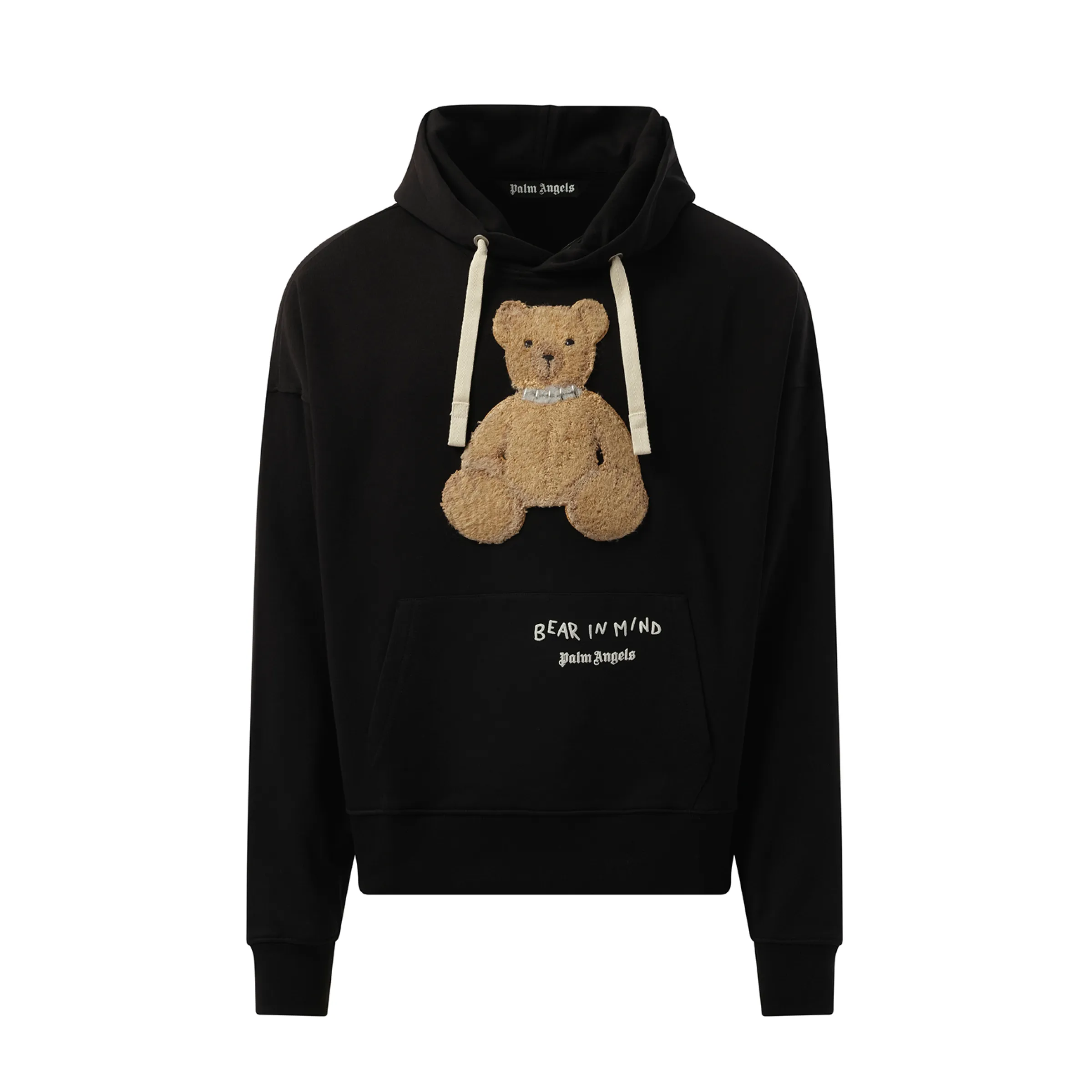 Bear in Mind Hoodie in Black/Brown