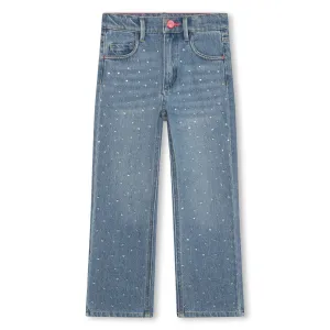 Billieblush Girls Studded Denim Pants