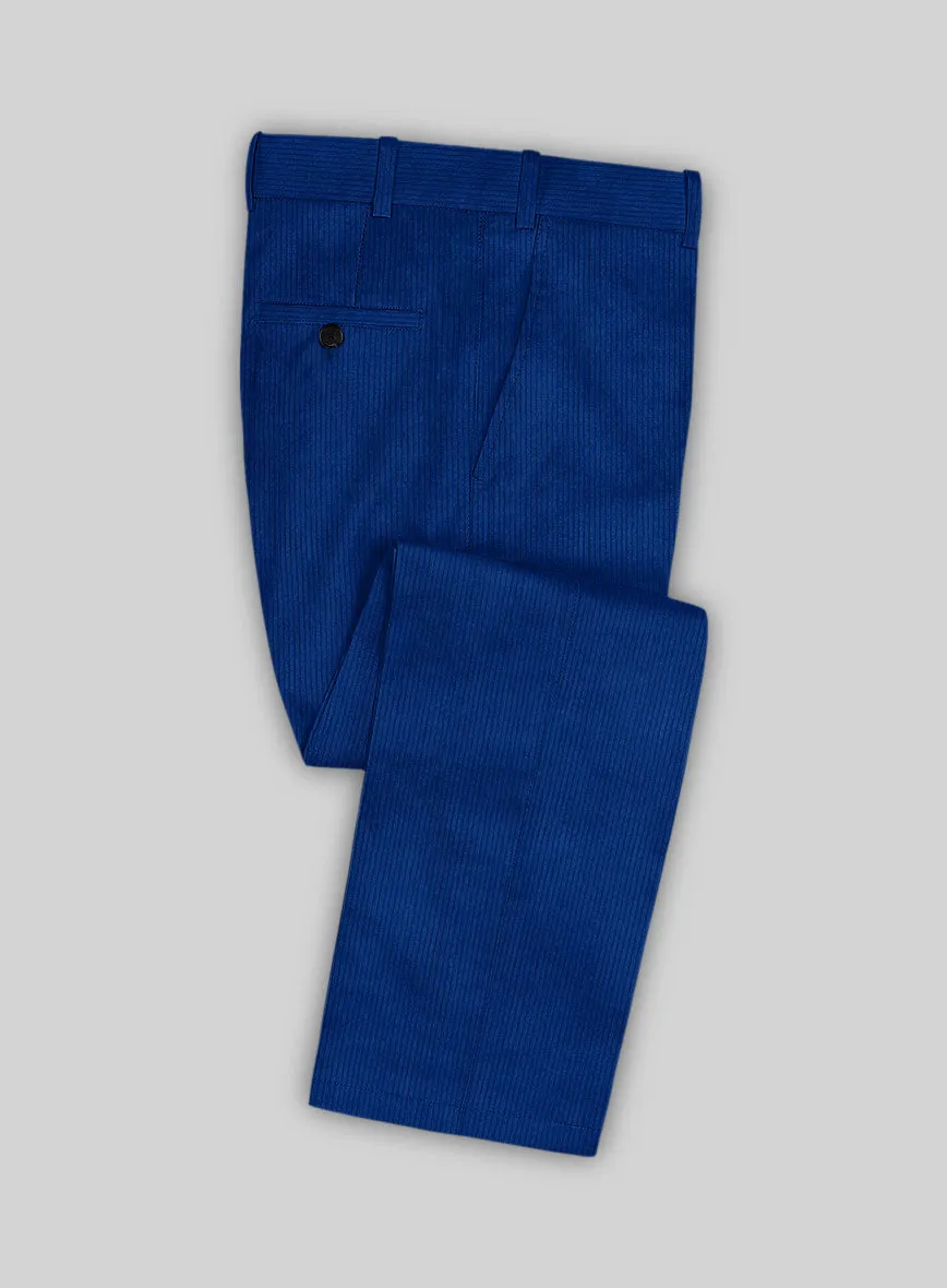 Bright Blue Corduroy Suit