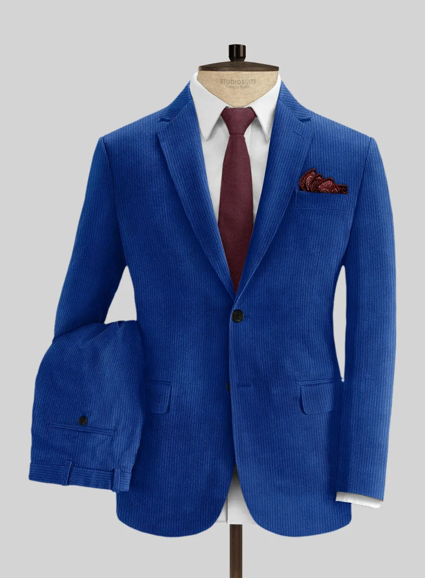 Bright Blue Corduroy Suit