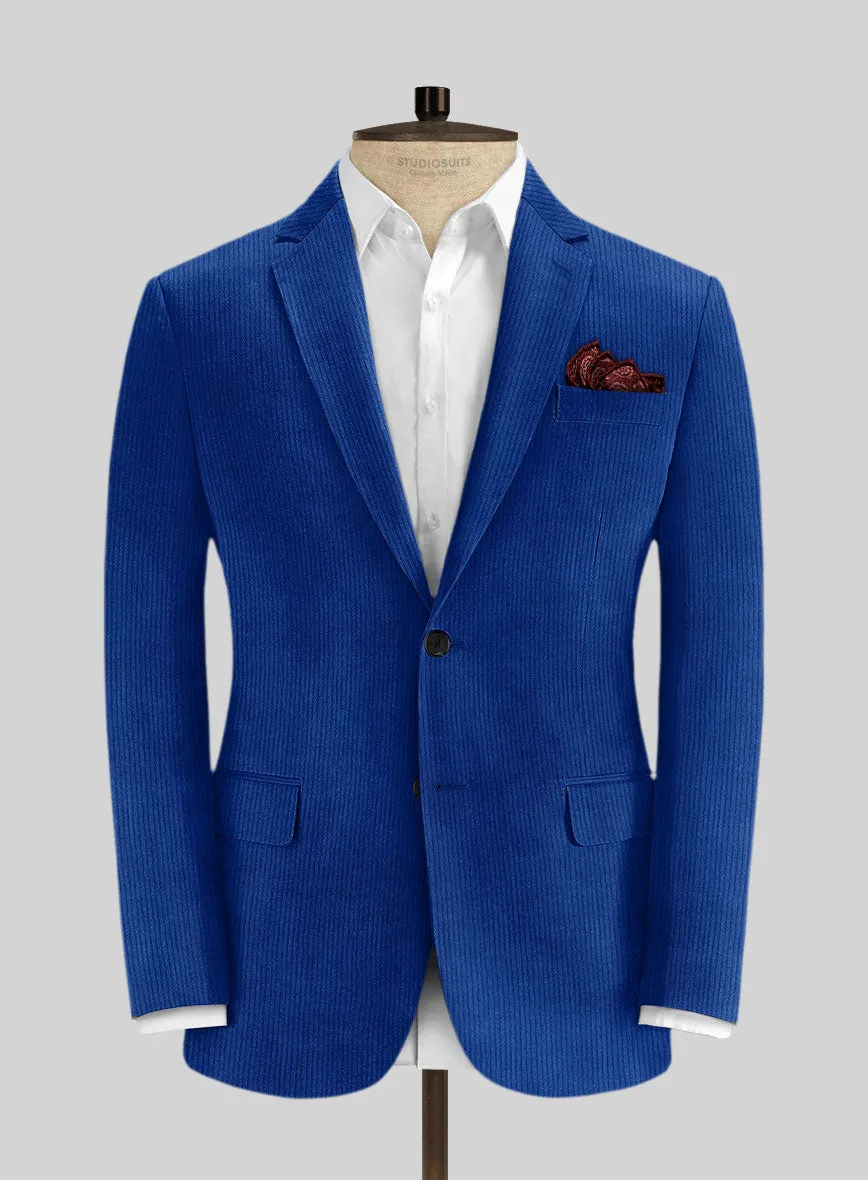 Bright Blue Corduroy Suit