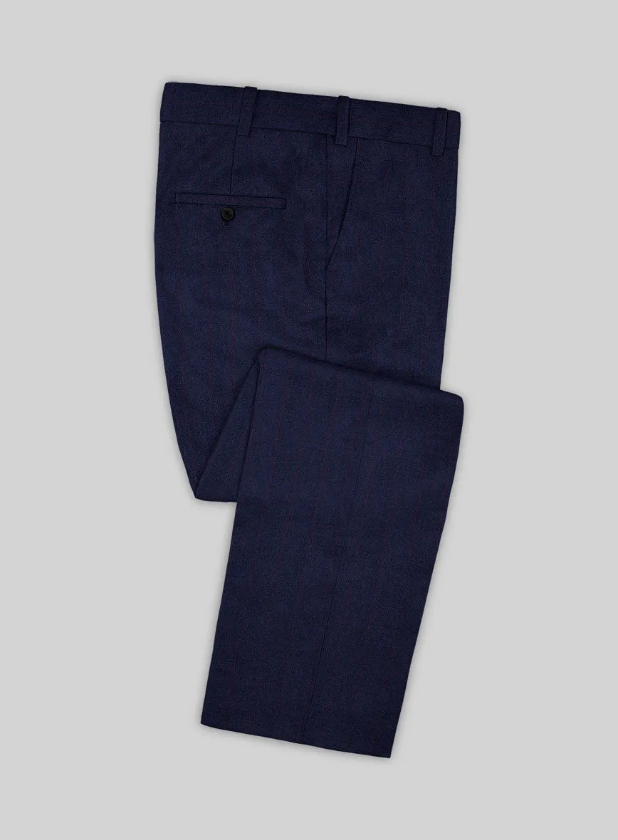 Caccioppoli Utoroa Blue Wool Suit