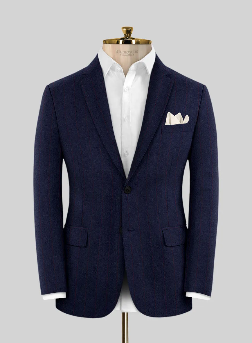 Caccioppoli Utoroa Blue Wool Suit