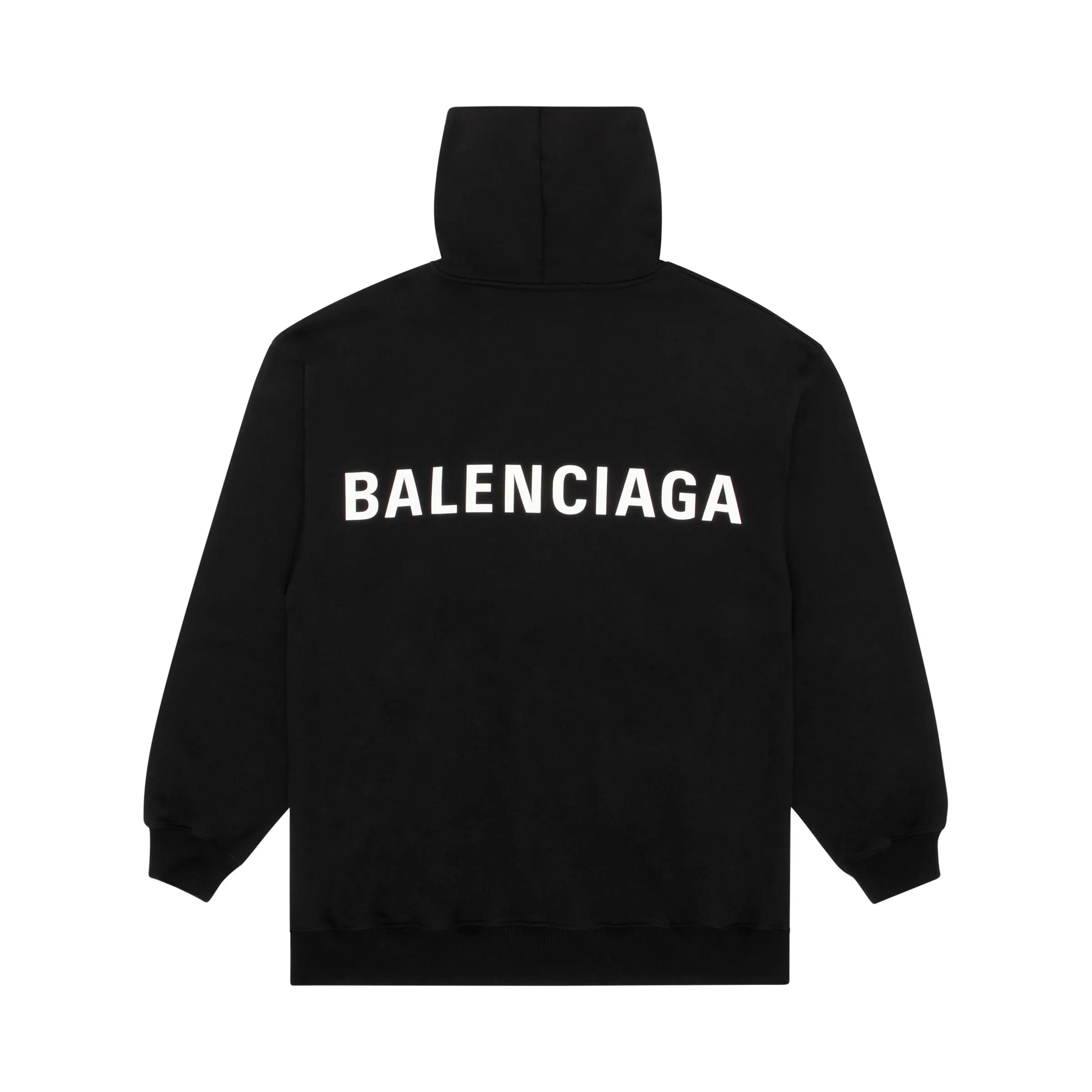 Classic Back Logo Hoodie in Black