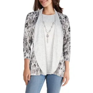 Classic Editions Women's Below Waist Casual Cardigan