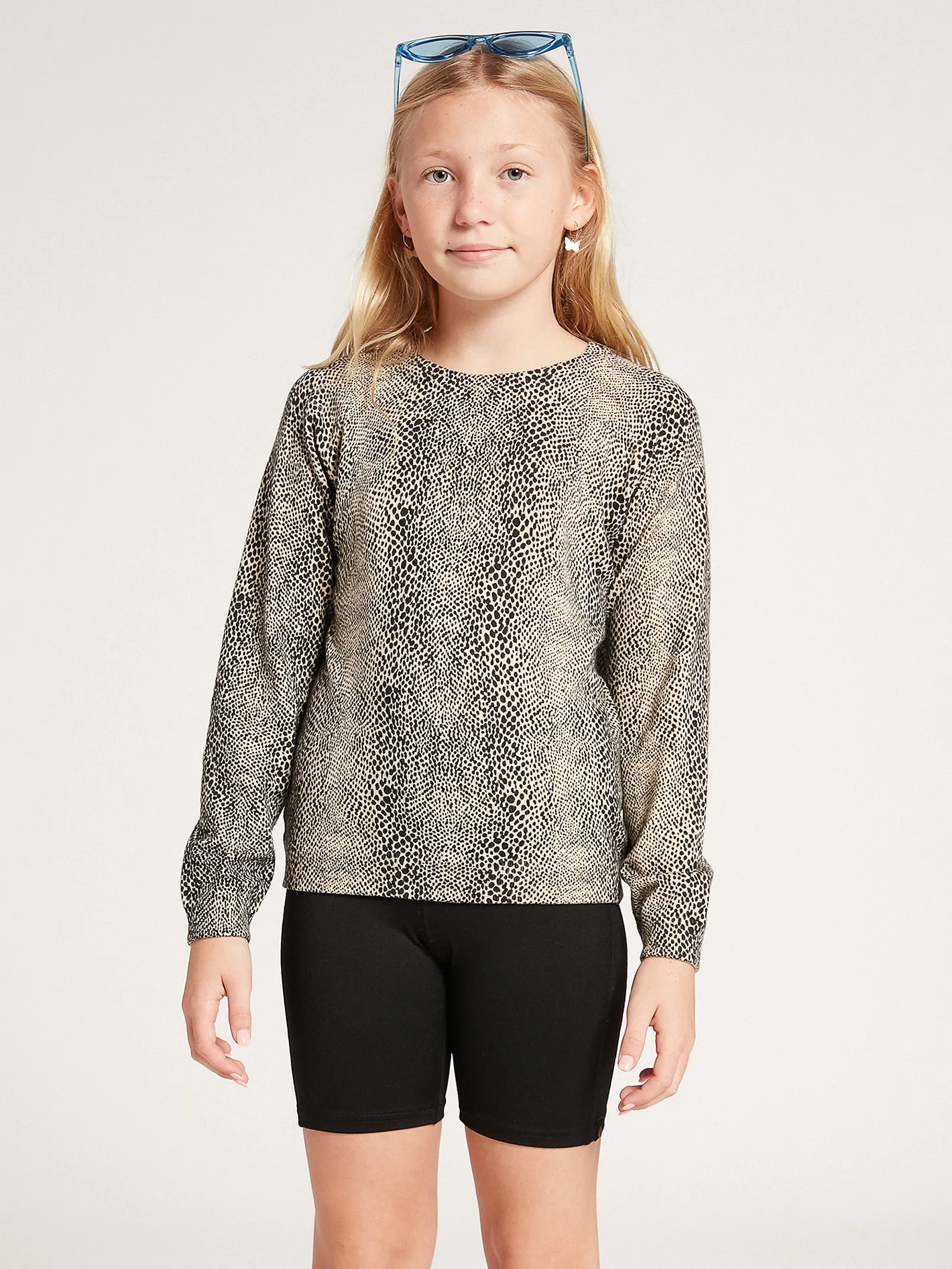 Girls Over N Out Sweater - Animal Print