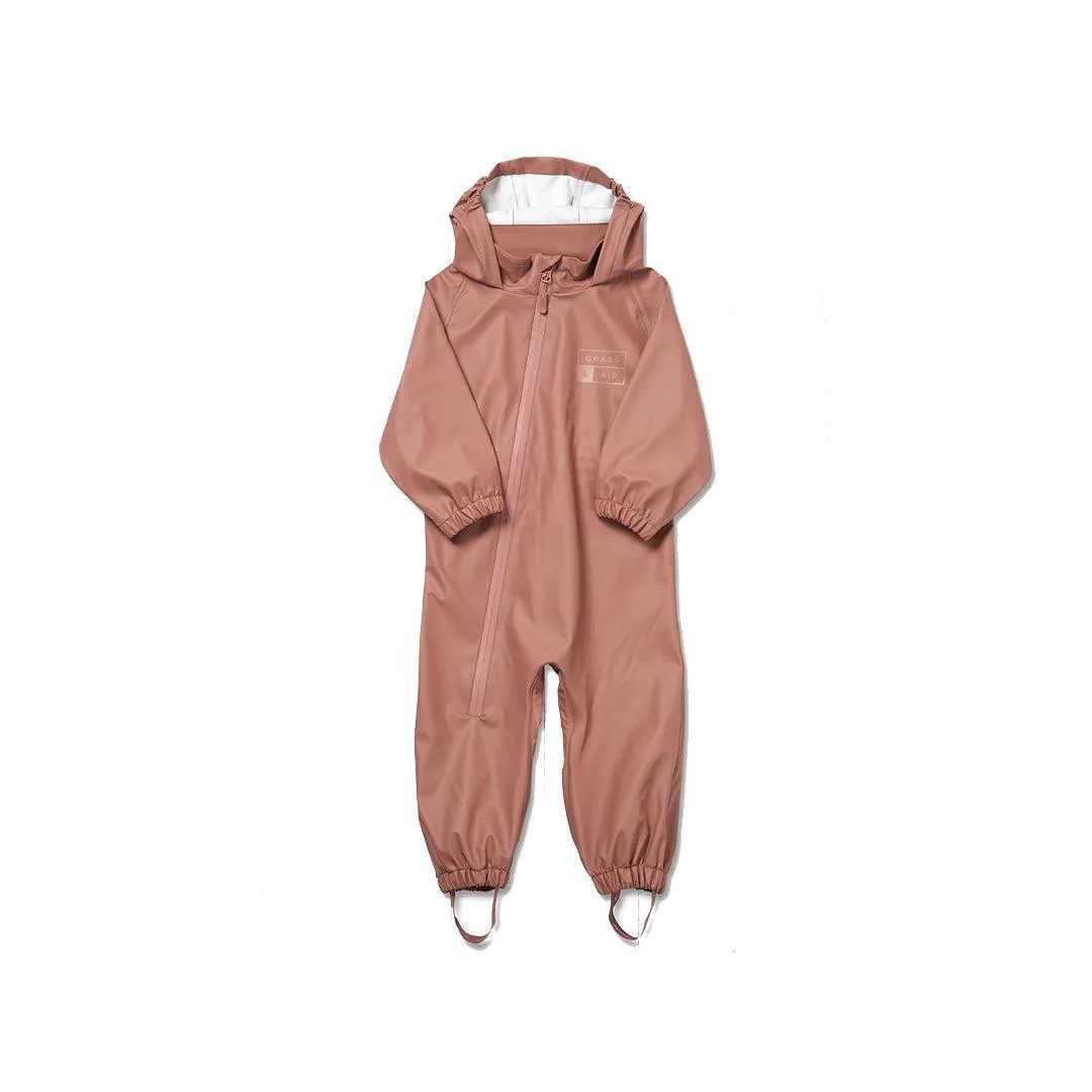 Grass & Air PU Puddlesuit - Rose