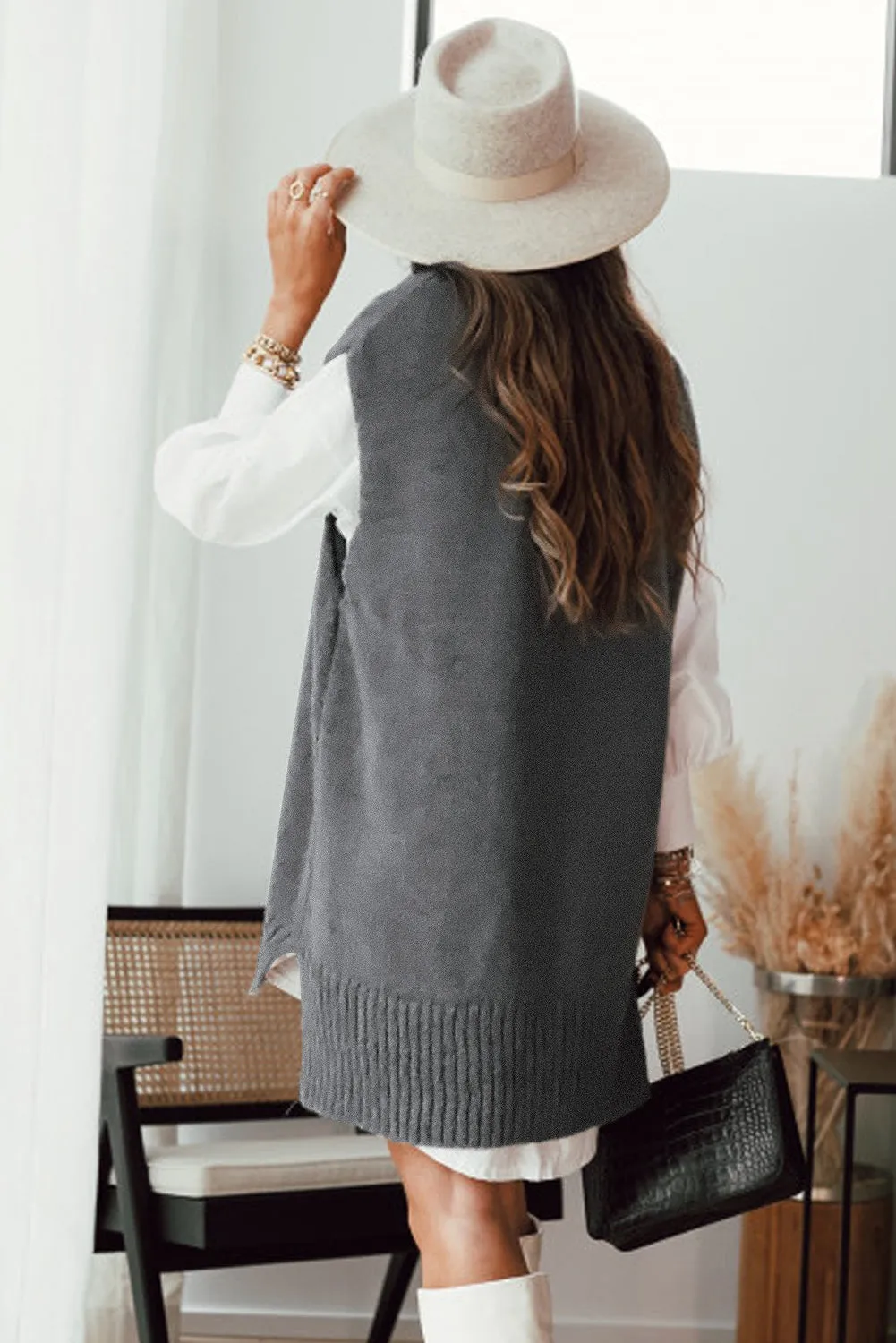 Gray Sweater Vest