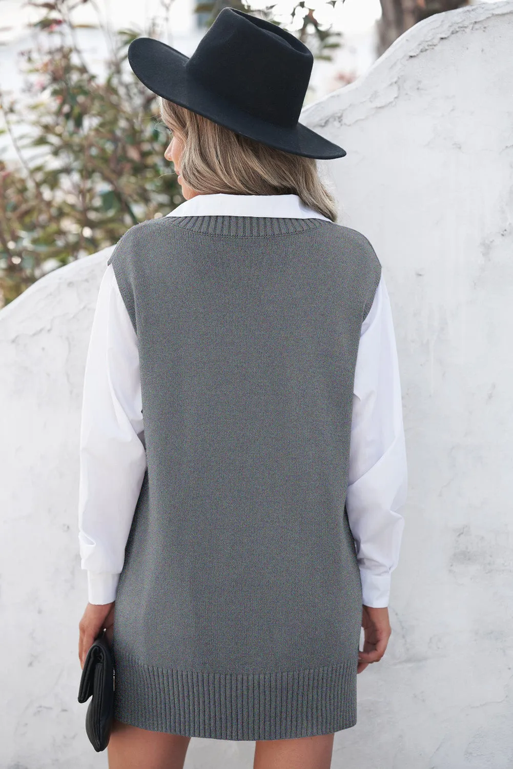 Gray Sweater Vest