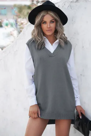 Gray Sweater Vest