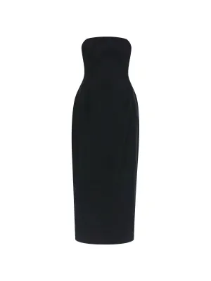 Hourglass Bustier Midi Dress