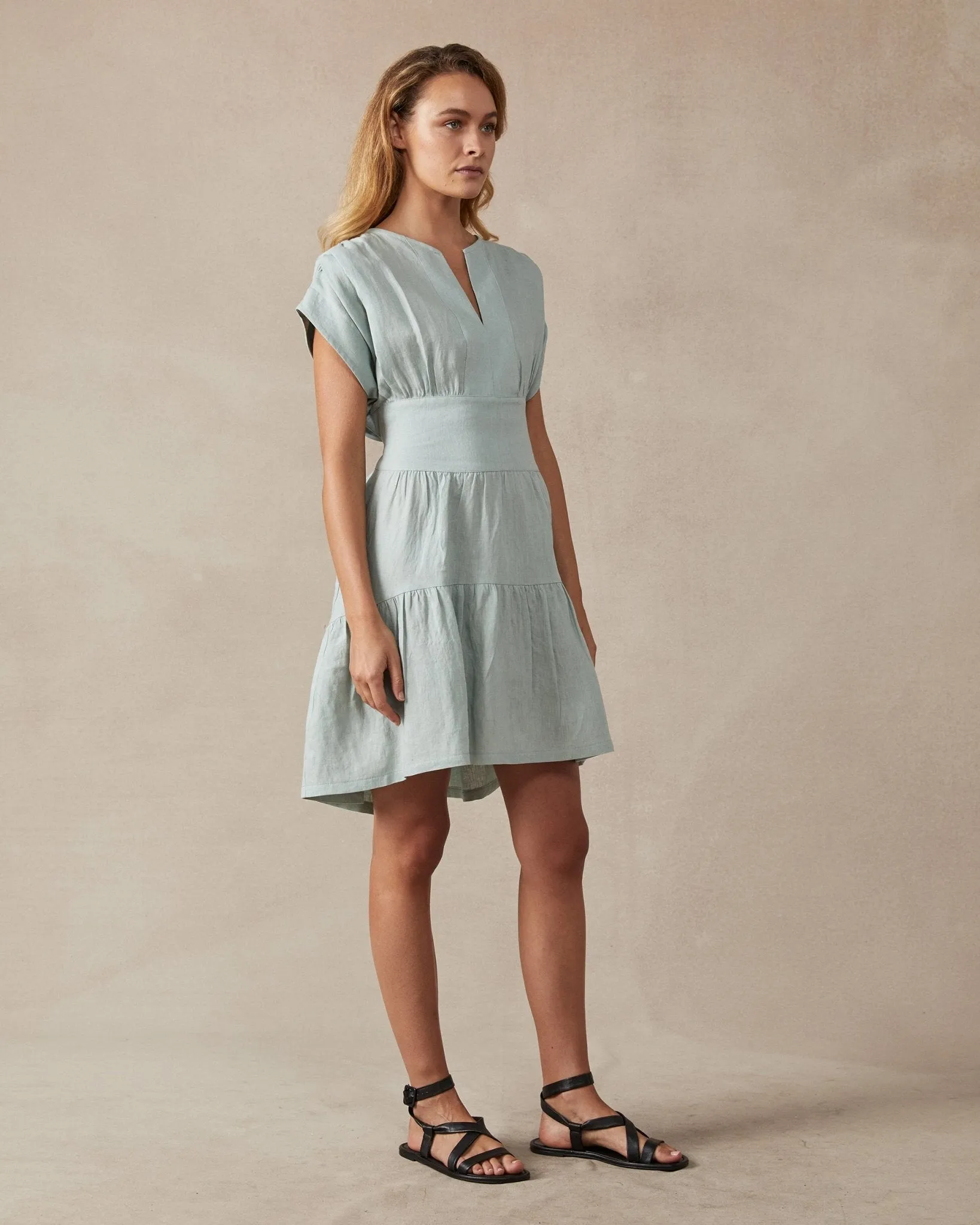 Matteo Linen Dress