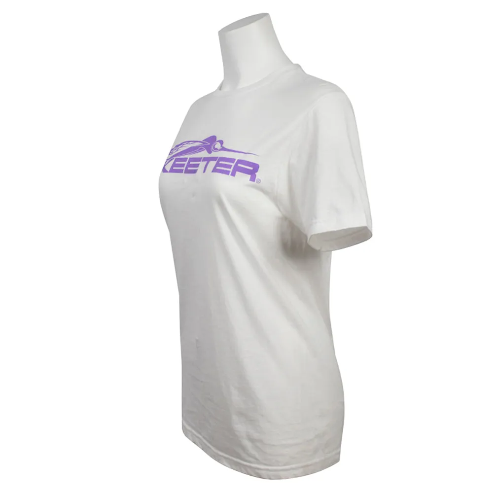 Skeeter Lavender Imprinted White Tee