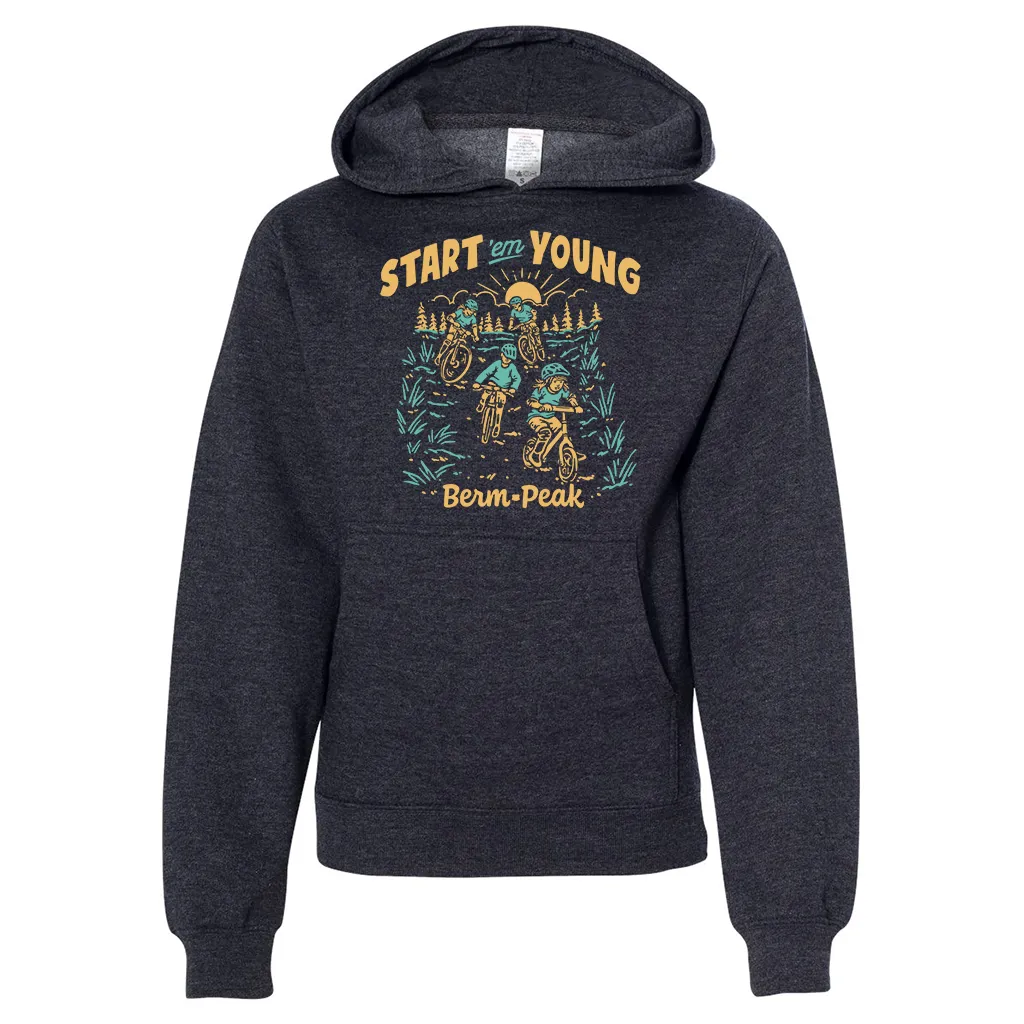 Start Em Young Youth Hoodie (Heather Charcoal)