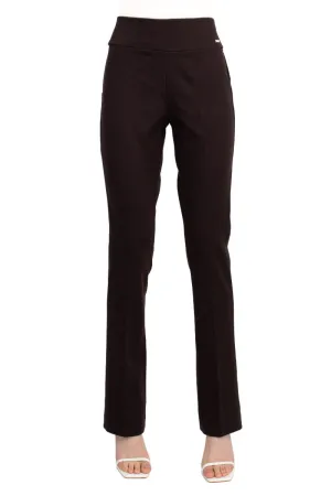 T Tahari Pull On Bootcut Rayon Pant With Welt Pockets