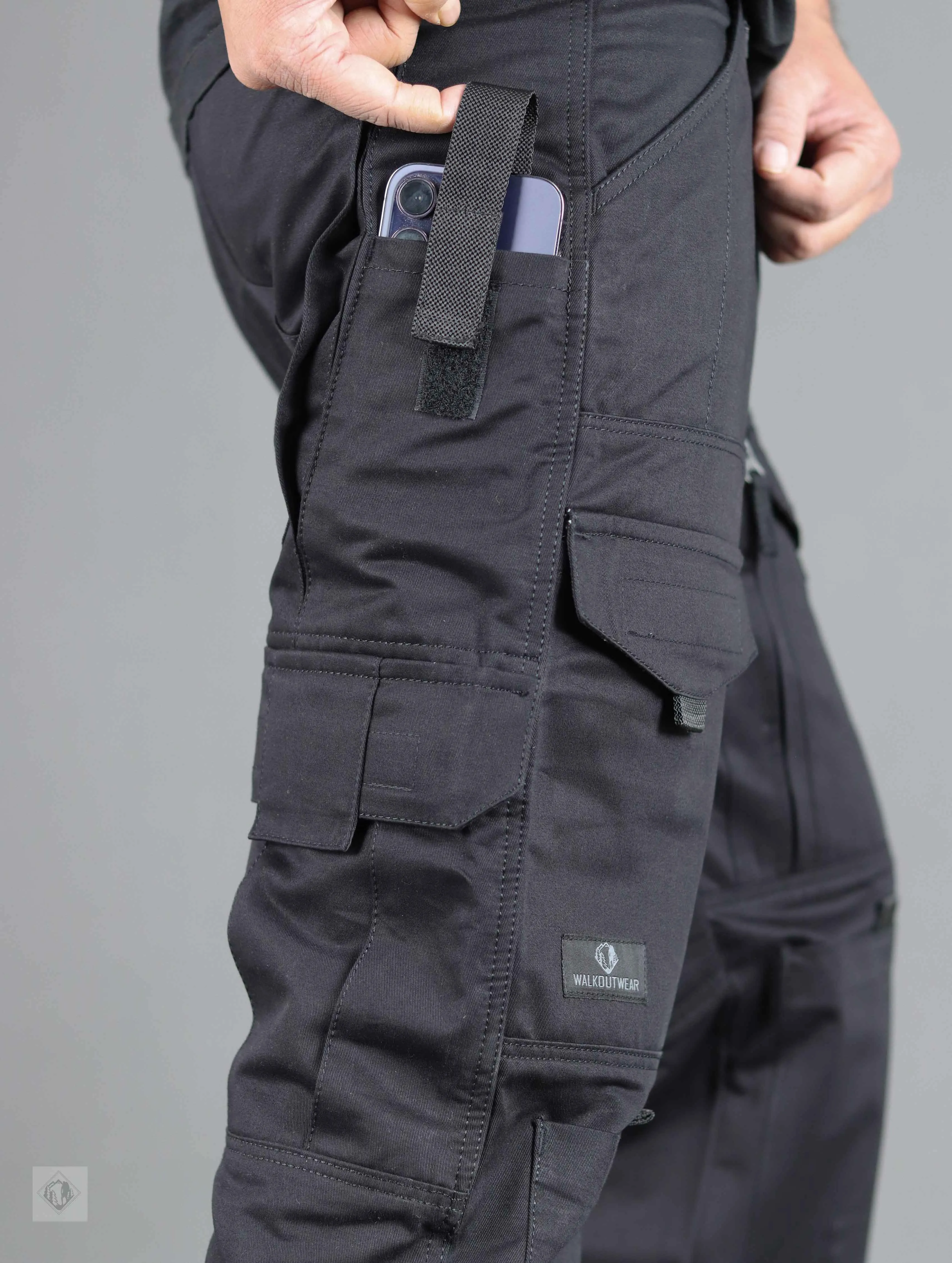 Tactical cargo adjustable waist bottom 15 spacious pockets - style -45