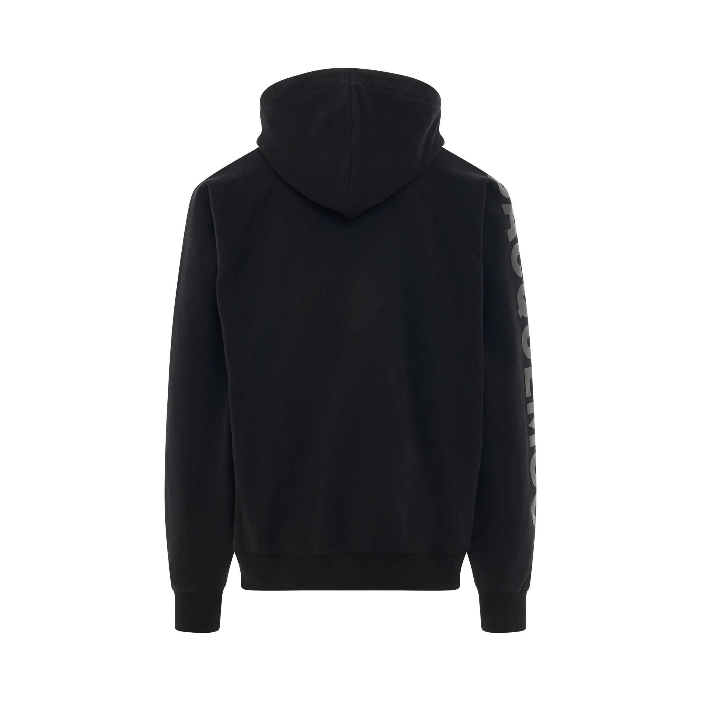 Typo Logo Hoodie in Black