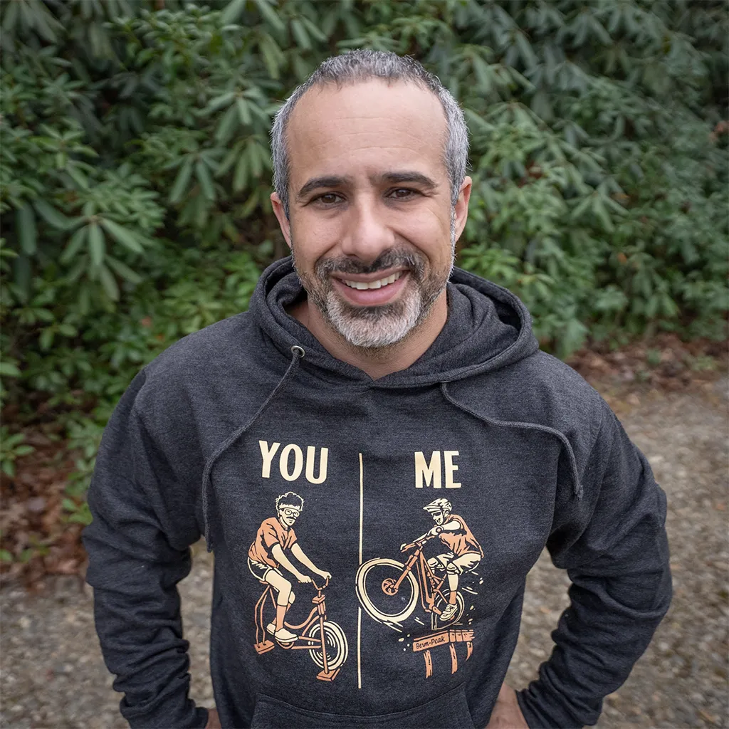 You vs Me Unisex Adult Hoodie (Heather Charcoal)